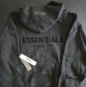 Essentials Fear of God Hoodies - Black Hoodie